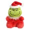 Aurora® Whimsical Dr. Seuss™ Santa Grinch Palm Pals™ Stuffed Animal - Magical Storytelling - Officially Licensed - Red 5 Inches